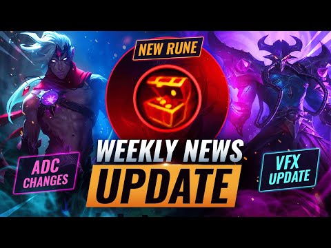 NEWS UPDATE: Kassadin VFX Rework + NEW RUNE & MORE - League of Legends