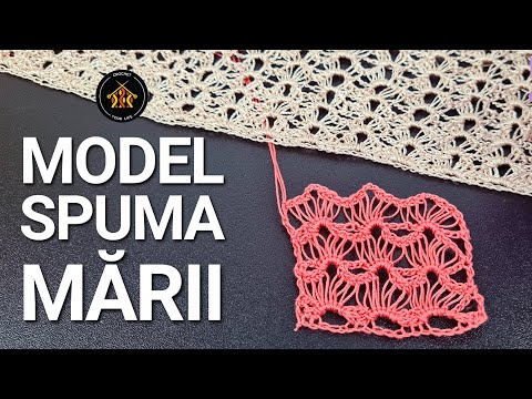 Cum crosetam model spuma marii - perfect pentru bluzite frumoase de primavara