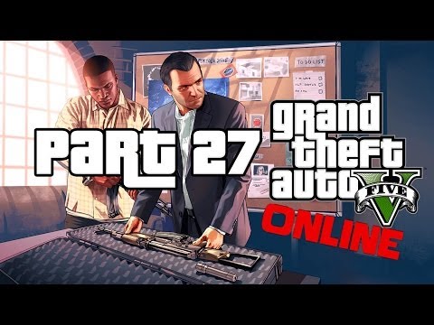 Grand Theft Auto Online Gameplay Walkthrough Part 27 w/ Friends - Riding Bikes Off of Mount Chiliad