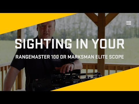 How to Sight-In TenPoint RangerMaster 100 and EVO X Marksman Elite Scope | TenPoint Crossbows