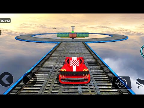 Deadly Race Impossible Stunt Car Tracks 3D #7 Red Car Driving - Level 5 & 6 | Android Gameplay