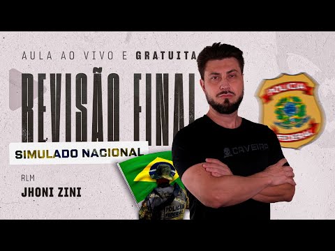 REVISÃO FINAL PARA SIMULADO NACIONAL PF - RACIOCÍNIO LÓGICO-MATEMÁTICO (JHONI ZINI)