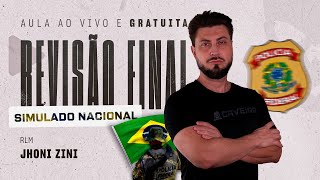 REVISÃO FINAL PARA SIMULADO NACIONAL PF - RACIOCÍNIO LÓGICO-MATEMÁTICO (JHONI ZINI)