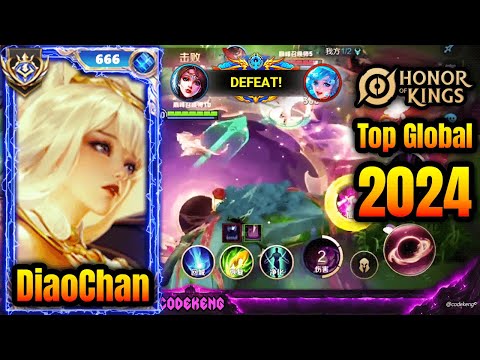 DiaoChan - Top Global Gameplay 2024 | Honor of Kings Global 2024