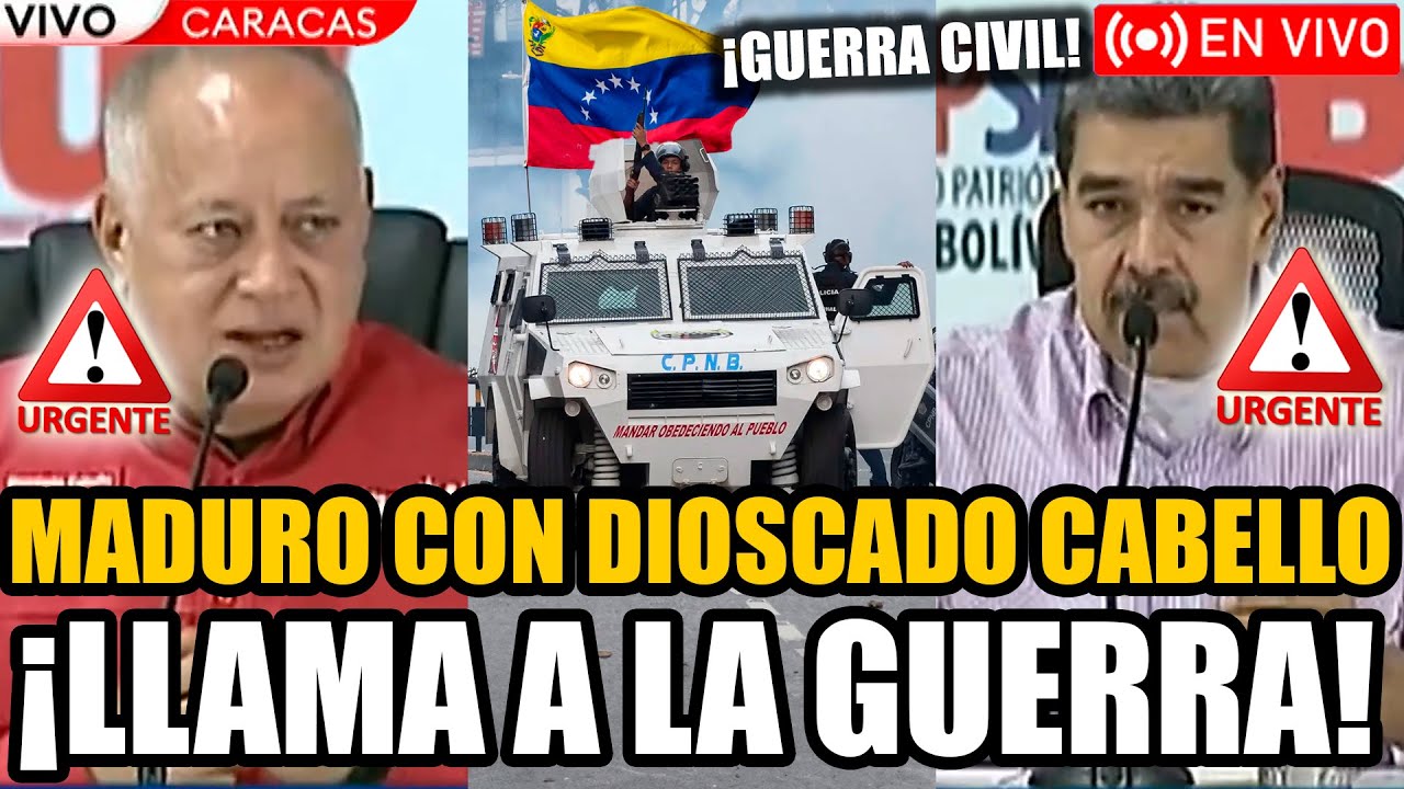 🔴URGENTE HABLA MADURO CON DIOSDADO CABELLO Y LLAMA A LA GUERRA CIVIL EN VENEZUELA🔥 | FRAN FIJAP