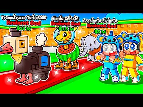 I got 3 GOD BRAINROTS at once in Roblox's STEAL A BRAINROT - Brancoala Games