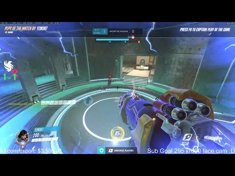 POTG! YZNSA ECHO + PHARAH GAMEPLAY OVERWATCH SEASON 28 TOP 500