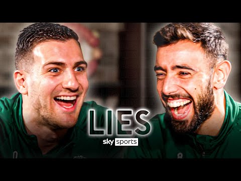How many Portuguese footballers can Bruno Fernandes & Dalot name in 30 seconds? | LIES