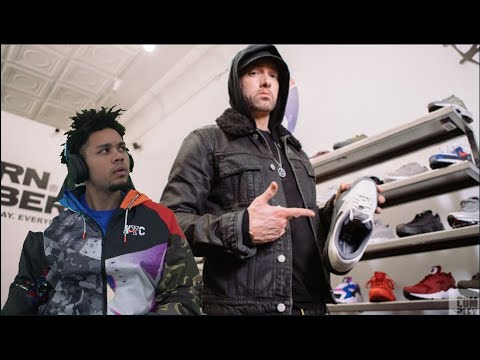 Eminem Goes SNEAKER SHOPPING REACTION!