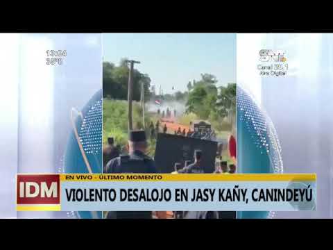 Violento desalojo en Jasy Kañy