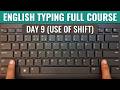 Learn English Typing In 10 Days DAY 9 Use Of Shift Key Free Typing Lessons Tech Avi