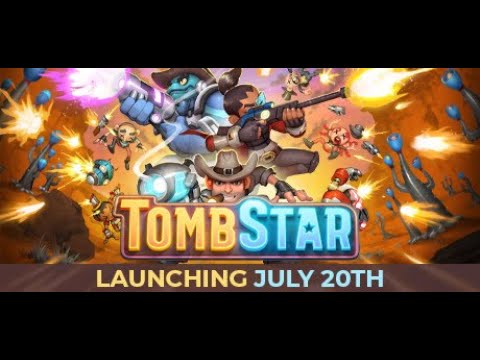 TombStar Pc game let's play -  Sci fi western top down shooter