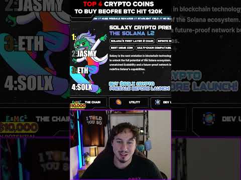 TOP 4 COINS TO BUY NOW BEFORE BITCOIN GOES TO $120,000!?? 💎