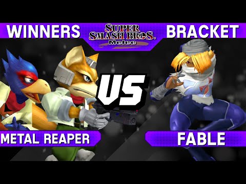 Smash Melee - Metal Reaper (Fox / Falco) vs Fable (Sheik) - S@LT 200 Winners Bracket