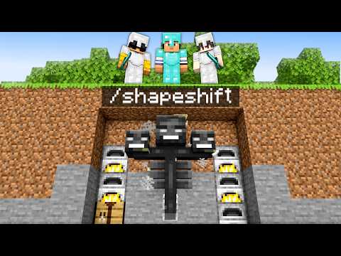 Minecraft Manhunt but I can secretly SHAPESHIFT..!