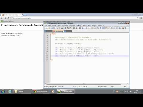 019 Processar dados do formulário Upload de ficheiros parte 1