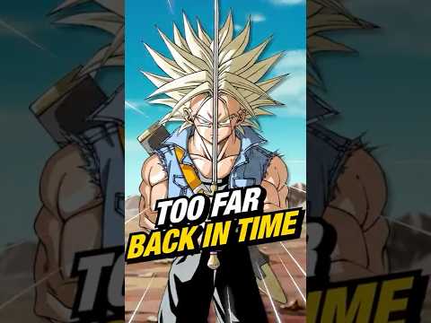 What Happened When Trunks Went Too Far Back In Time in Dragon Ball  #goku #dbz #dragonball
