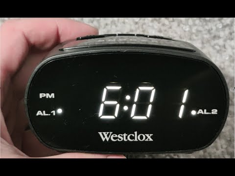 The Westclock Model 71036 Alarm Clock Instructions Setup And Review