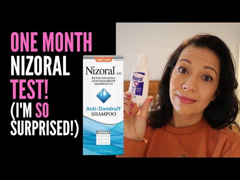 HAIR LOSS SUFFERER REVIEWS NIZORAL SHAMPOO: One Month Review On 2% Ketoconazole I'M VERY SURPRISED!