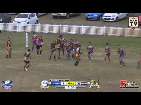 Real NRL Round 14 u23s Highlights - Lakes v Macquarie