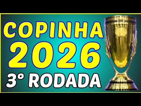 Matches for the 3rd Round of the 2026 Copinha | São Paulo Junior Football Cup