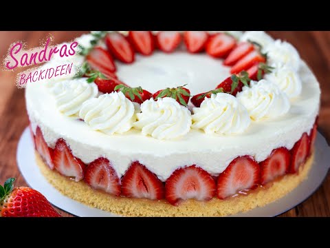 Erdbeertorte mit Mascarponecreme | Muttertagstorte - die beste Torte für den Muttertag