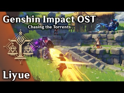 🪨 Liyue 🏮 - Chasing the Torrents (⚔️Combat🏹) [原神 Genshin Impact Music + Exploration]