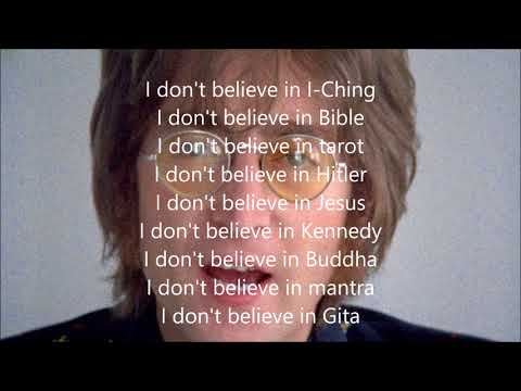 God with lyrics(John Lennon)