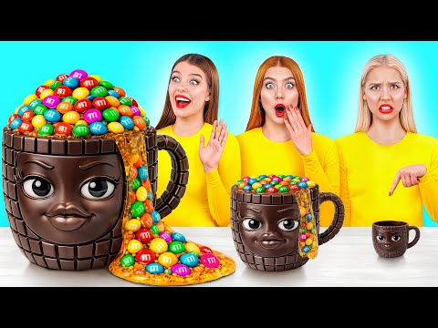 Big, Medium and Small Plate Challenge | Funny Kitchen Moments by Candy DO