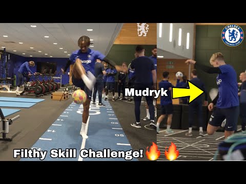 Mad Skills!🔥Noni Madueke “Destroys” Mudryk with Filthy Skills😂Auba,Chukwuemeka,Chelsea Training
