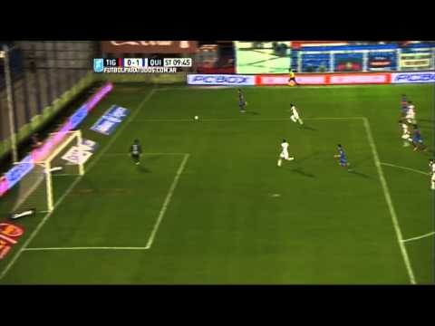 Rodríguez tuvo el empate. Tigre 0 - Quilmes 1. Fecha 19. Primera División 2015. FPT.