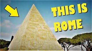 Huge Ancient Pyramid in the Heart of Rome!