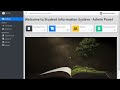 Student Information System in PHP MY SQL with source code