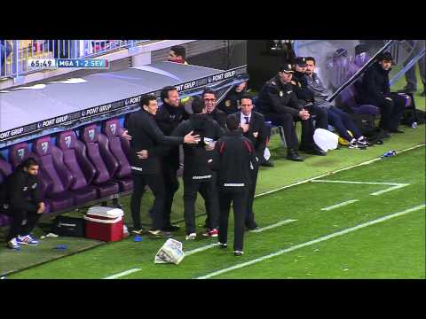 Gol de Fazio (1-2) en el Málaga CF - Sevilla FC  - HD