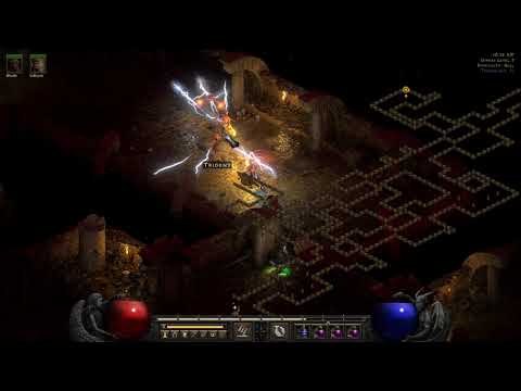 Lighting Fury Zon vs Diablo clone (D2R) Ladder