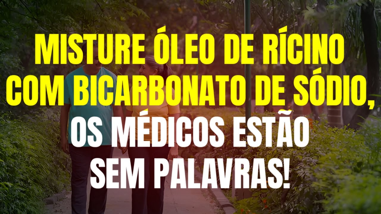 Para quem tem 60+: óleo de rícino + bicarbonato — alívio natural para pele e articulações
