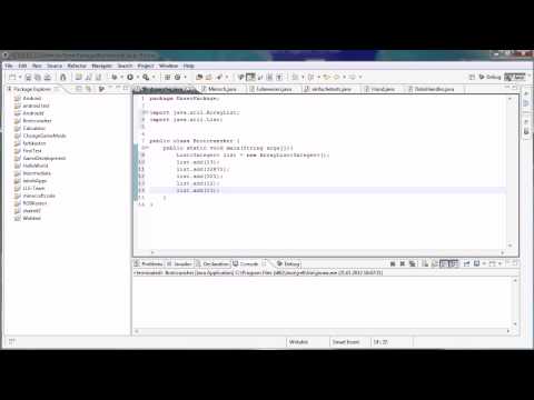 Java Tutorial 59 - List