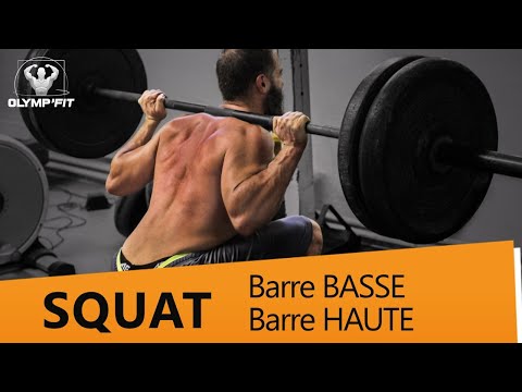 Comment faire des SQUATS : Technique de base et erreurs à éviter (squat barre haute et barre basse)