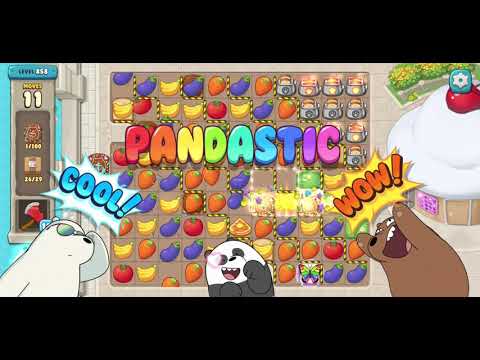 We Bare Bears Match3 Repairs Level 858 - No Boosters