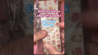 What I sold on EBay this week! Come Pack with me! Coach item! RaqReviews #ebay #packingorders #sell