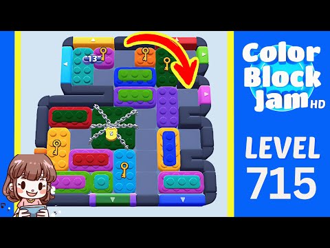 Color Block Jam Level 715 Solution Walkthrough
