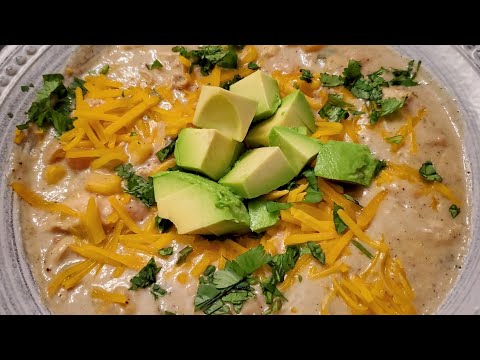 Crock Pot White Bean Chicken Chili