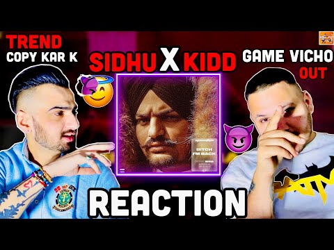 Reaction on Sidhu Moose Wala | Bitch I’m Back | Official Visual | ReactHub Sidhu Moosewala The Kidd