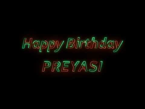 Happy Birthday Preyasi