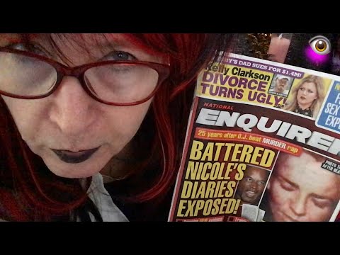 30 mins Quiet ASMR for sleep and relaxation October National Enquirer Tabloid, browsing, commenting