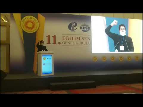 Levent Dölek Eğitim Sen GK'da sivil toplumculuğa karşı sınıf mücadelesini, Marksizmi ve antiemperyalizmi savunuyor!