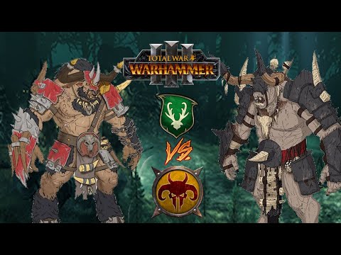 Elven Speed & Angry Bulls! Beastmen vs Wood Elves - Total War Warhammer 3