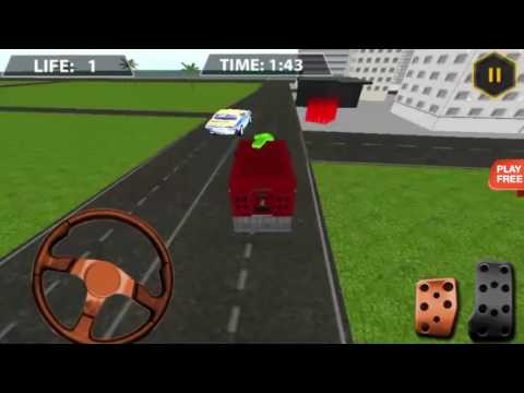Crazy Dog Animal Transport 3D Video