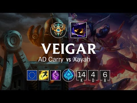 Veigar Bot vs Xayah - EUW Challenger Patch 8.21