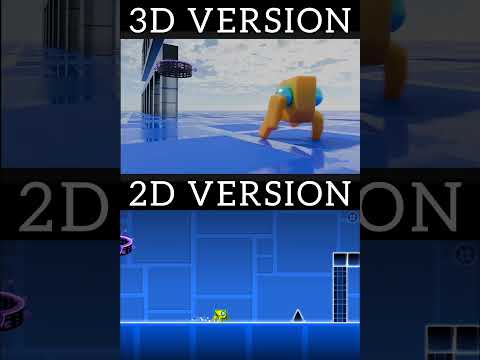 3D VS 2D In Geometry Dash!